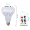 Smart RGB Bluetooth, Music Playing Wireless Led Lamp with 24 Keys Remote Control