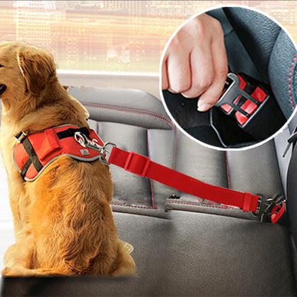 ADJUSTABLE PET SAFETY CAR BELT