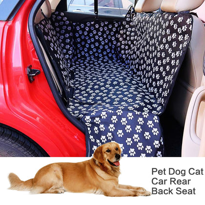 Pet Car Water Proof Seat Cover - Oxford Fabric Paw pattern Car Pet Seat Cover