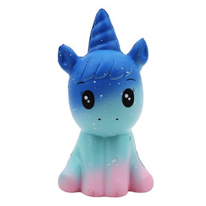 Colorful Galaxy Unicorn Squishy Doll for Baby