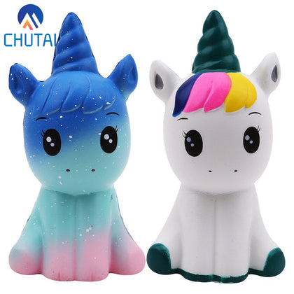 Colorful Galaxy Unicorn Squishy Doll for Baby