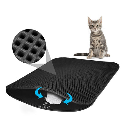 Easy Clean Double Layer Cat Litter Mat