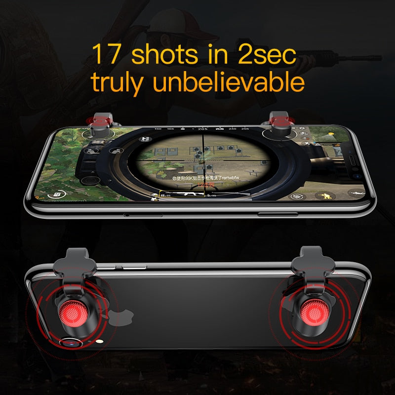 Joystick Trigger Fire Button for Mobile Phone (PUBG Game)