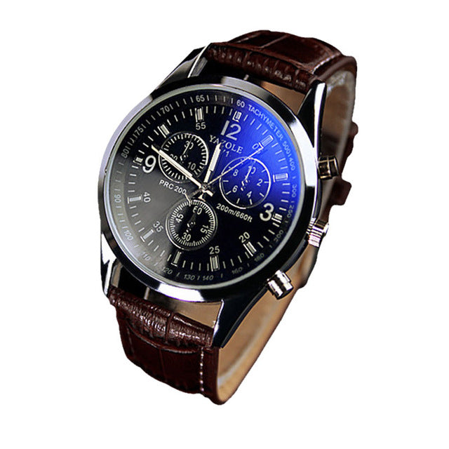 Quarts Blue Ray Men Wrist Watch 2019