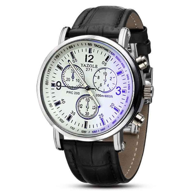 Quarts Blue Ray Men Wrist Watch 2019