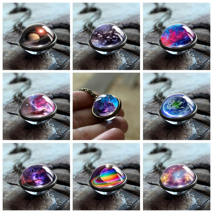 2019 Galaxy Glass Necklace