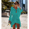 Flared Sleeves Crochet Swimwear Cover-ups 2019