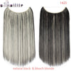 S-noilite 20 inch Invisible Wire Hair Extensions