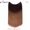 S-noilite 20 inch Invisible Wire Hair Extensions