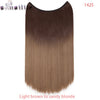 S-noilite 20 inch Invisible Wire Hair Extensions