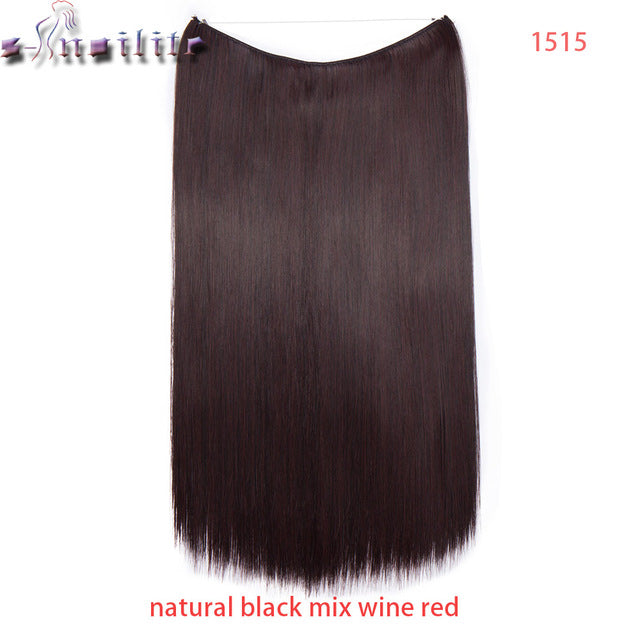 S-noilite 20 inch Invisible Wire Hair Extensions