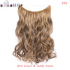 S-noilite 20 inch Invisible Wire Hair Extensions