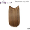 S-noilite 20 inch Invisible Wire Hair Extensions